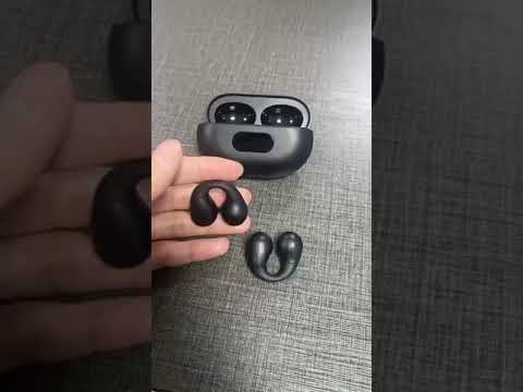 Bone Conduction Headphones TWS Earbuds Ear Clip Bluetooth 5.3 Touch Wireless Earphones.