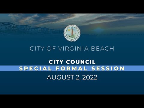 City Council Special Formal - 08/02/2022