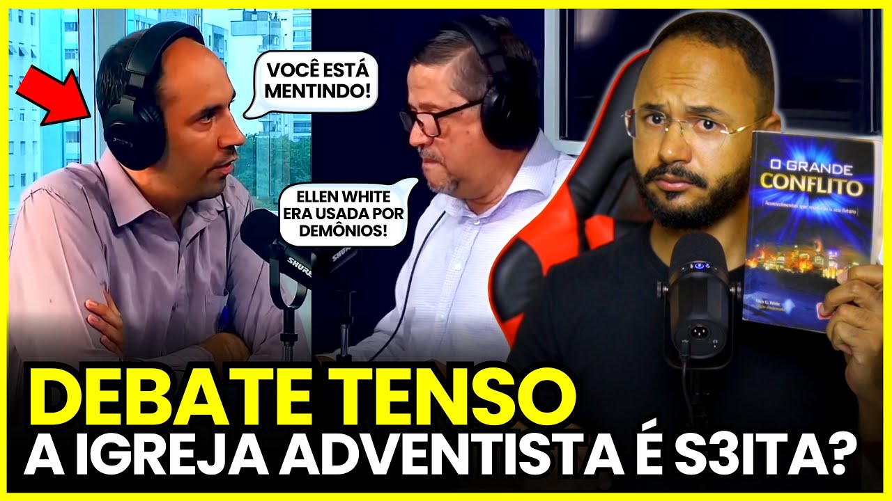 PASTOR EVANGÉLICO DEBATE com PASTOR ADVENTISTA - SERÁ QUE a IASD é S3ITA? PEGØU FOGØ o DEBATE!