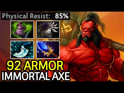 AXE Real Offlane Monster – 85% Physical Resist Dota 2