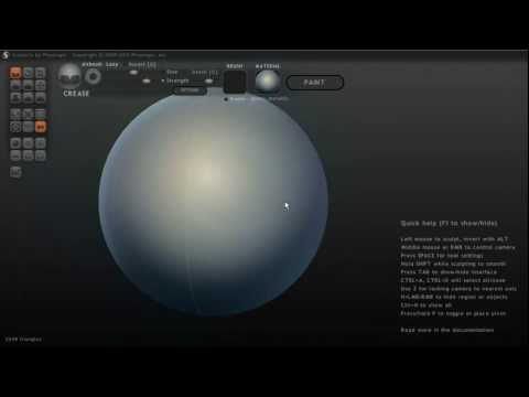 Sculptris Alpha 6 - Interface Overview Tutorial
