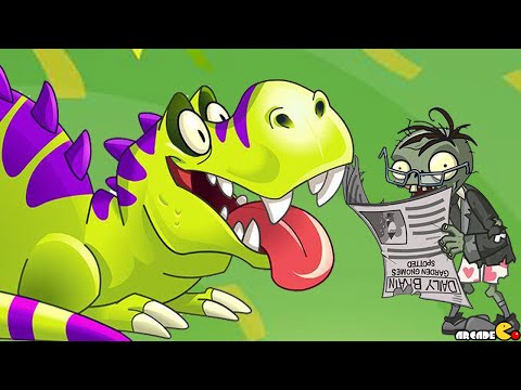 Plants Vs Zombies 2: Extreme Pinata Party Final Epic Quest Gem Jam Vs Dinosaurs! (PvZ 2)