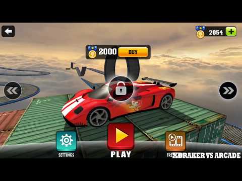 Impossible Stunt Car Tracks 3D: Red Car Driving Stunts - Android GamePlay