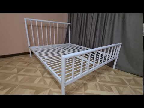 Кровать 1600 elephant "Ларго"(Металл Черная шагрень)-MS/Эл