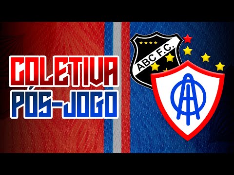 COLETIVA PÓS-JOGO | ABC X ITABAIANA | 19ª RODADA DA SÉRIE C DO CAMPEONATO BRASILEIRO 