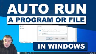 Windows 10 Autorun Program or File on Startup