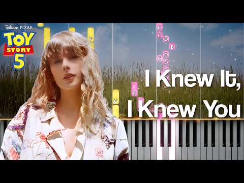 Taylor Swift - I Knew It, I Knew You | Piano Tutorial with Lyrics