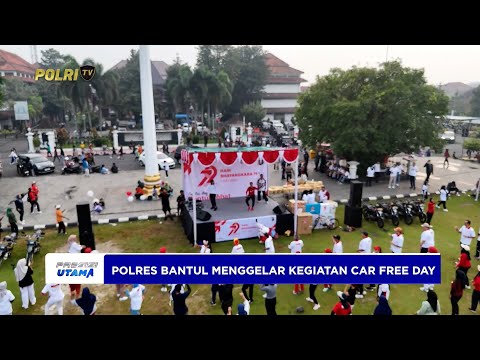 POLRES BANTUL GELAR KEGIATAN CAR FREE DAY