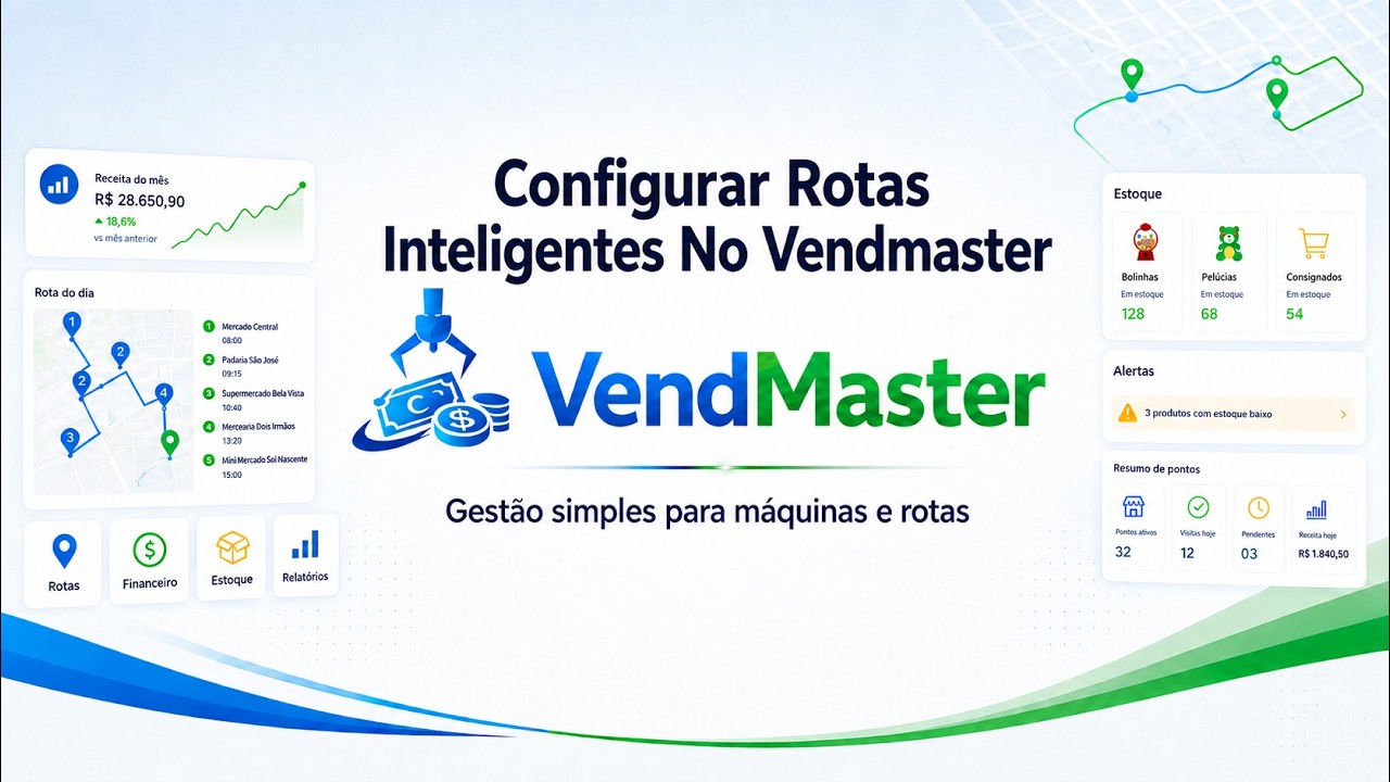 Configurar rotas inteligentes no VendMaster
