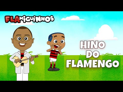 Flamiguinhos e Dudu Nobre - Hino do Flamengo (Desenho animado infantil)
