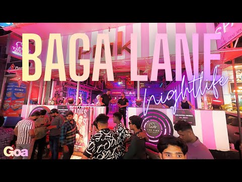 Baga Goa | Baga Nightlife Goa | Tito's Lane | Crazy Party Street After Midnight | Goa Vlog