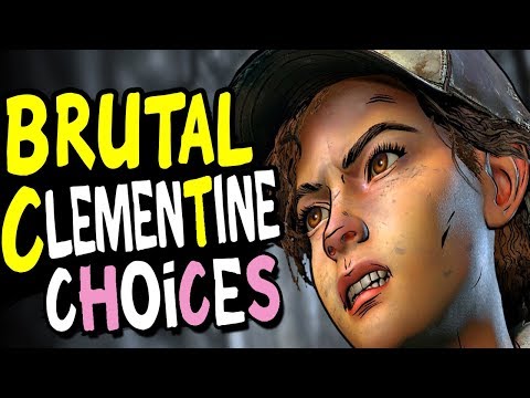 The Walking Dead Season 4 Episode 2 - BRUTAL CHOICES - for Savage Clementine Bad Ending