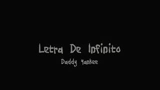 INFINITO (letra) daddy yankee