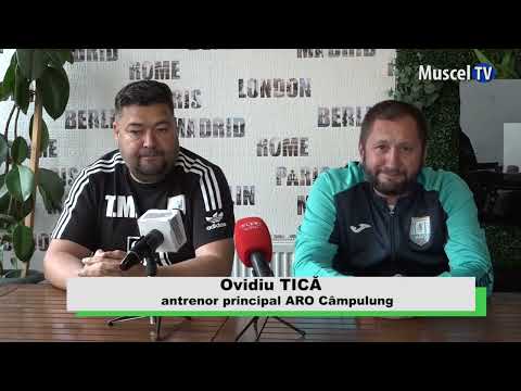Jurnal MUSCEL TV 15.11.2022 Sport - Fotbal - Conferință de presă ARO Câmpulung