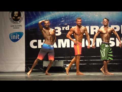 On Stage - 1st Round - Men Sports Model - WFF European Championship 2017