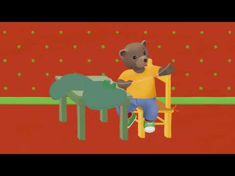 Petit Ours Brun 3D -  Le fil rouge