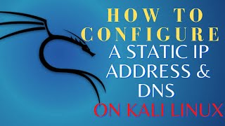 How To Configure A Static IP Address and DNS on Kali Linux