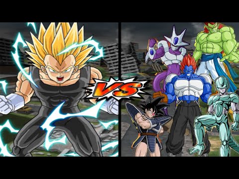 [TAS] DBZ BT3: Vegeta Vs Movie Villains (Enhanced Red Potara) (Request Match) (Combo Video)