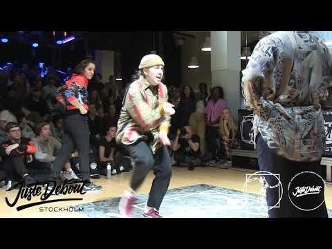 Mimmi & Maeva(Swe&Fra) vs Funky Teacher & Lockarella (Fin) Locking Qfinal at Juste Debout Sthlm 2020