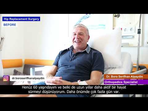 Lee's Hip Replacement Journey for 20 Days - Dr. Bora Serifhan Alpaydin #hipreplacement