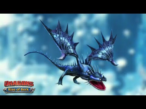 Icebane, Max Level 124 - Unique Skrill Dragon | Dragons: Rise of Berk