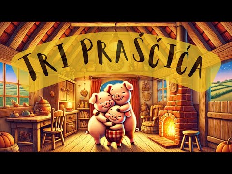 Tri praščića:  Engleska narodna - Priča za laku noć