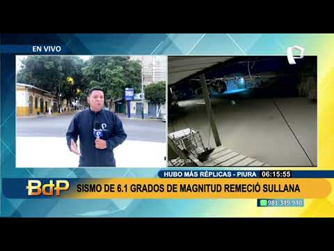 Temblor en Piura: sismo de 6.1 se registró durante la madrugada en Sullana (2/2)