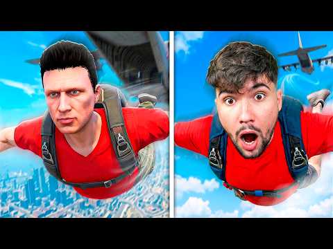 Daca PIERD in GTA 5, SAR cu PARASUTA in REALITATE!😱