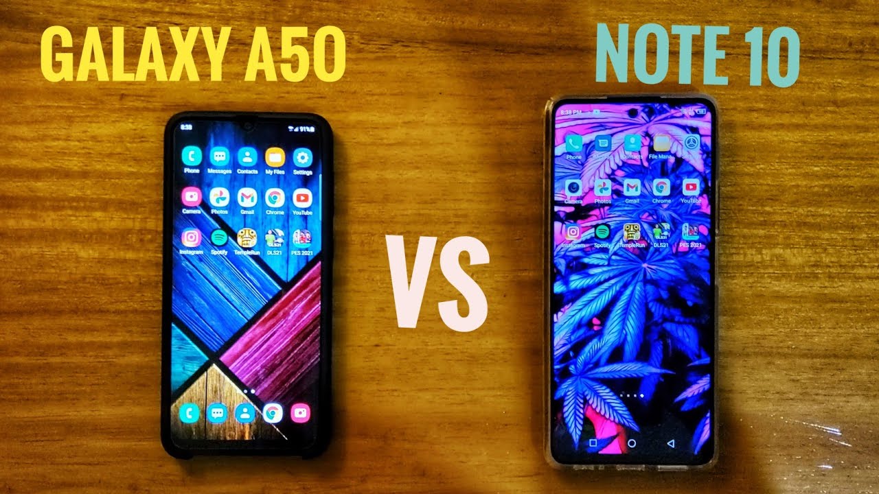 Samsung galaxy a50 vs infinix note 10 | speed test and full comparison.