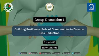 PEDRR 2025 Group Discussion 1: Building Resilience