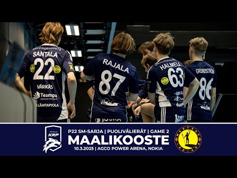 P22: Nokian KrP–Indians, Game 2, Maalikooste