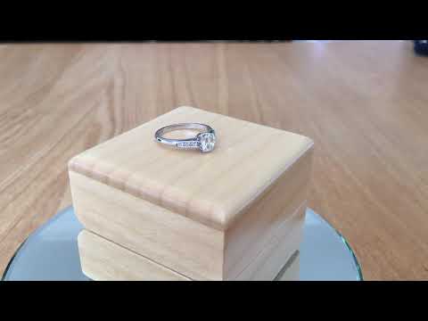 Precious Find   0.75ct Platinum Transitional Cut Diamond Solitaire Ring