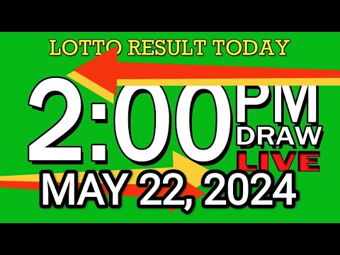 LIVE 2PM LOTTO RESULT TODAY MAY 22, 2024 #2D3DLotto #2pmlottoresultmay22,2024 #swer3result