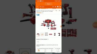 Milwaukee 10-tool combo kit with impact bit set $679