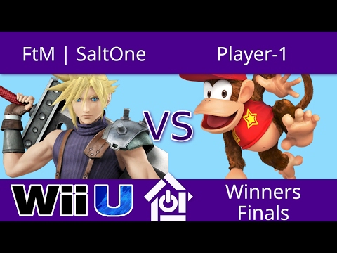 NaCl 01/14/2017 - FtM | SaltOne (Cloud) vs Player-1 (Diddy Kong) - Smash 4 Winners Finals