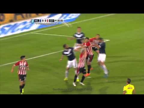 ¿Mano de Desábato?. Vélez 0 - Estudiantes 0. Fecha 25. Primera División 2015. FPT.