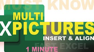 How to Insert Multiple Pictures in Excel