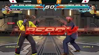 【鉄拳7】強いやつらと勝手に10先VS下手レイ(レイ分からん)