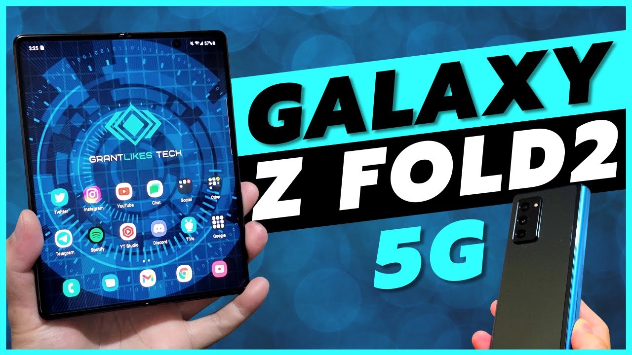 Samsung Galaxy Z Fold2 5G Unboxing (Metallic Blue Hinge)
