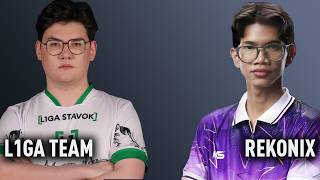 Download lagu Rekonix vs L1GA Team | 1Win Essense | Dimas & Faiq mp3