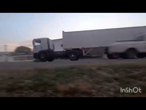 CAMIONES EN RP1 ,  SAN FRANCISCO , CORDOBA , ARGENTINA , VIDEO 338