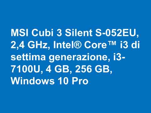 OFFERTA DEL GIORNO: MSI CUBI 3 SILENT S