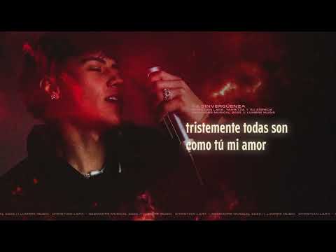 Christian Lara & Yahritza Y Su Esencia - Sinvergüenza  (Lyrics Video)