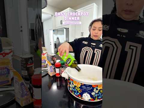 Easy Crockpot Chicken Burrito Bowls For A Family Of 8 #cooking #crockpotcooking #recipe #easydinner