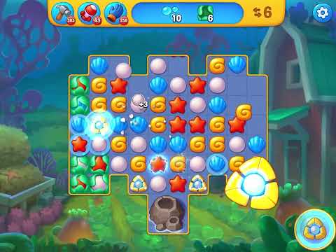 Fishdom level 6252 no boosters フィッシュダム ノーマル [Friend's]