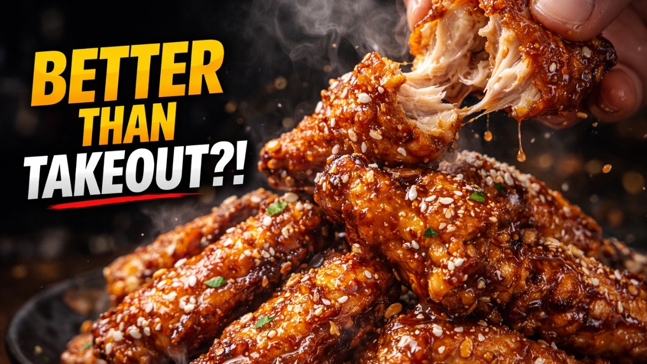 Stop Ordering Wings! Crispy Honey Garlic Chicken Wings (Better Than Takeout?!)