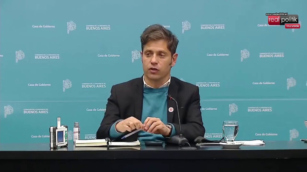 Kicillof: "Es importante que quien tenga el virus permanezca aislado"