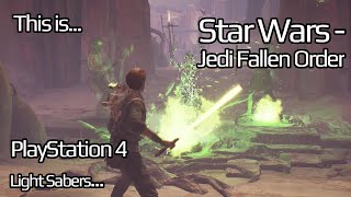 This is Star Wars - Jedi Fallen Order for the PlayStation 4