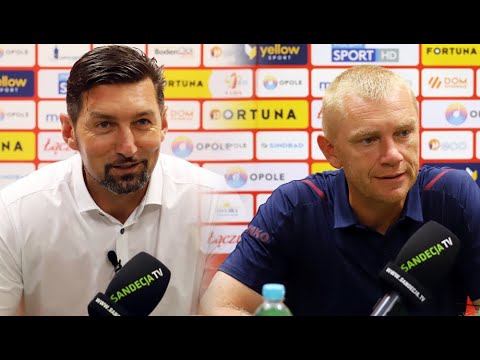2021-08-15 Odra Opole - Sandecja 1-2 (1-0), pomeczowa konferencja