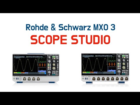 Scope Studio - Rohde & Schwarz MXO 3 Oscilloscope Series